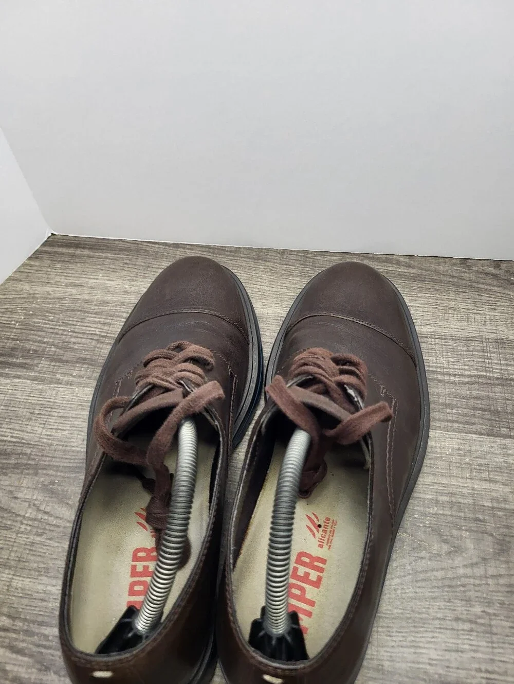 Camper Leather Oxfords Dress Shoes Brown Mens Size EU 42 US 9